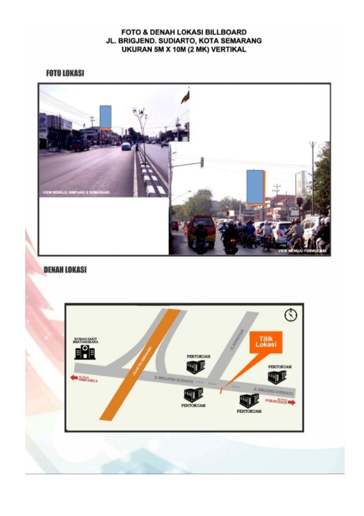 smg jl brigjend sudiarto 5x10